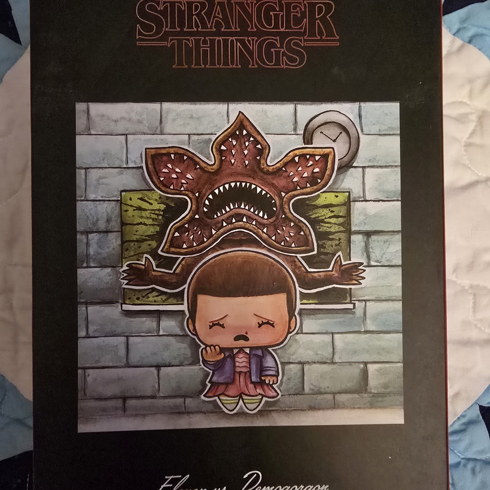 Stranger Things Eleven & Demogorgon Kids Figure Set - Brown, Pink, Purple